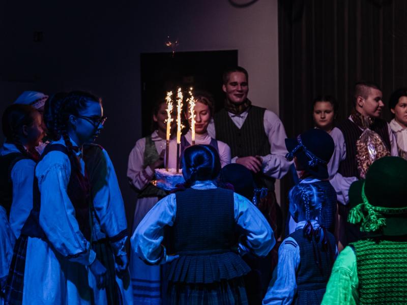 Žiemos šauktuvių šventė „Ožys ilgaragis", skirta vaikų folkloro ansamblio „Ramtatukai“ 10-mečiui