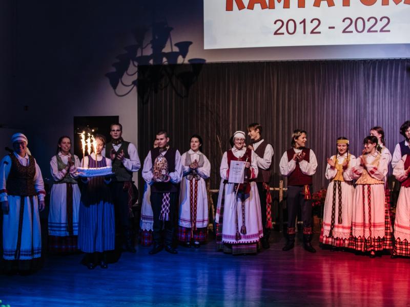 Žiemos šauktuvių šventė „Ožys ilgaragis", skirta vaikų folkloro ansamblio „Ramtatukai“ 10-mečiui