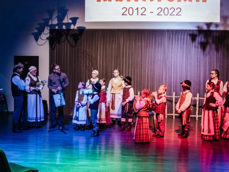 Žiemos šauktuvių šventė „Ožys ilgaragis", skirta vaikų folkloro ansamblio „Ramtatukai“ 10-mečiui