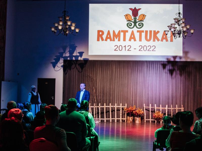 Žiemos šauktuvių šventė „Ožys ilgaragis", skirta vaikų folkloro ansamblio „Ramtatukai“ 10-mečiui