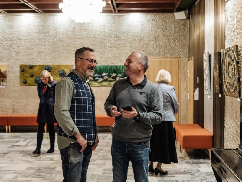 Sigito Petrausko darbų parodos „Vieno žmogaus gyvenimas“ atidarymas