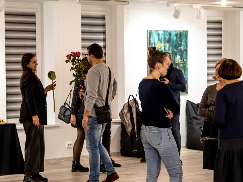 Brigitos Čapkauskaitės tapybos darbų parodos atidarymas