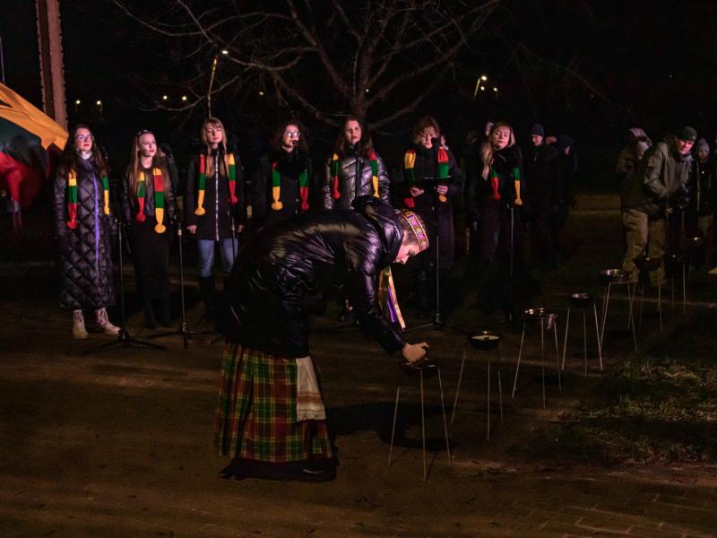 Sausio 13-osios minėjimas „Prie laisvės aukurų“