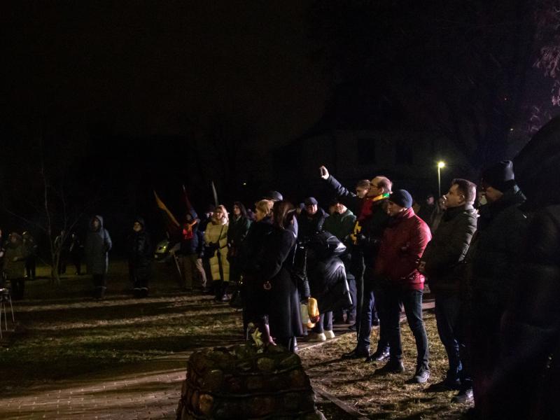 Sausio 13-osios minėjimas „Prie laisvės aukurų“