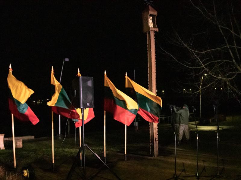 Sausio 13-osios minėjimas „Prie laisvės aukurų“