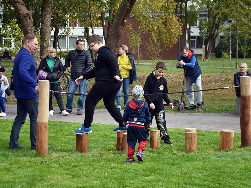 Žaidimų aikštelės atidarymas