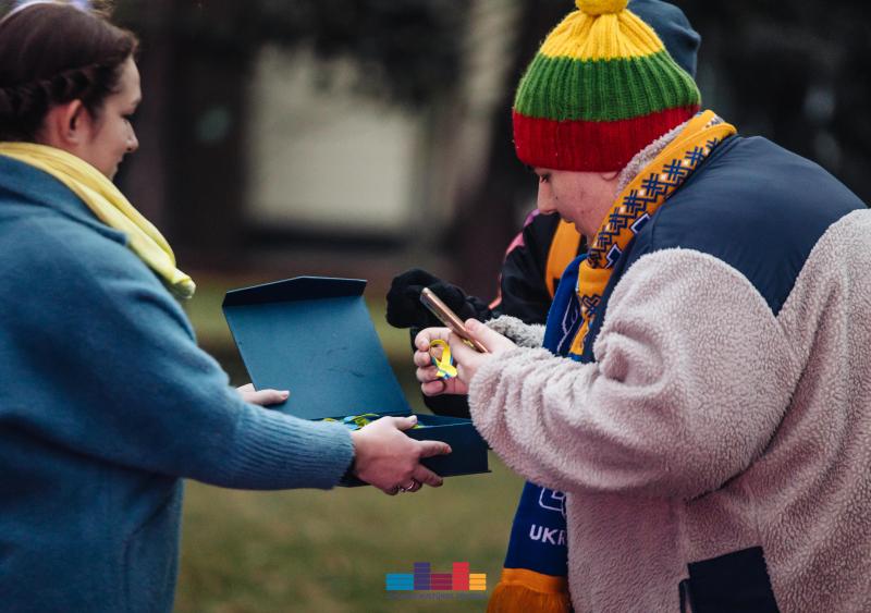 2-ųjų karo Ukrainoje metinių minėjimas