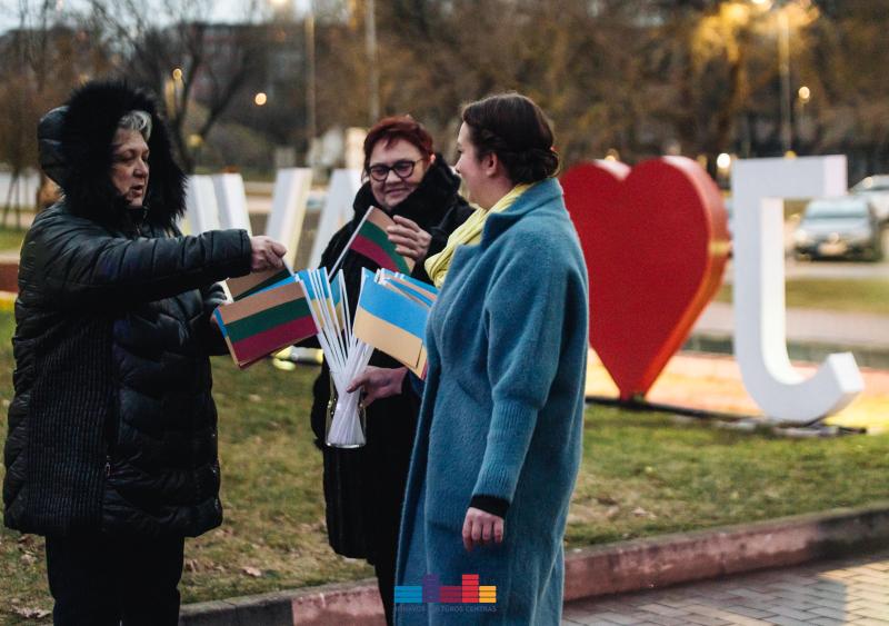 2-ųjų karo Ukrainoje metinių minėjimas