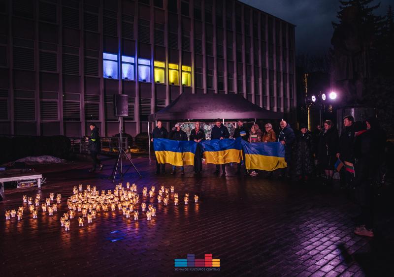 2-ųjų karo Ukrainoje metinių minėjimas