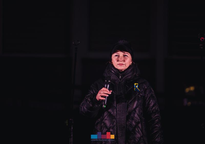 2-ųjų karo Ukrainoje metinių minėjimas
