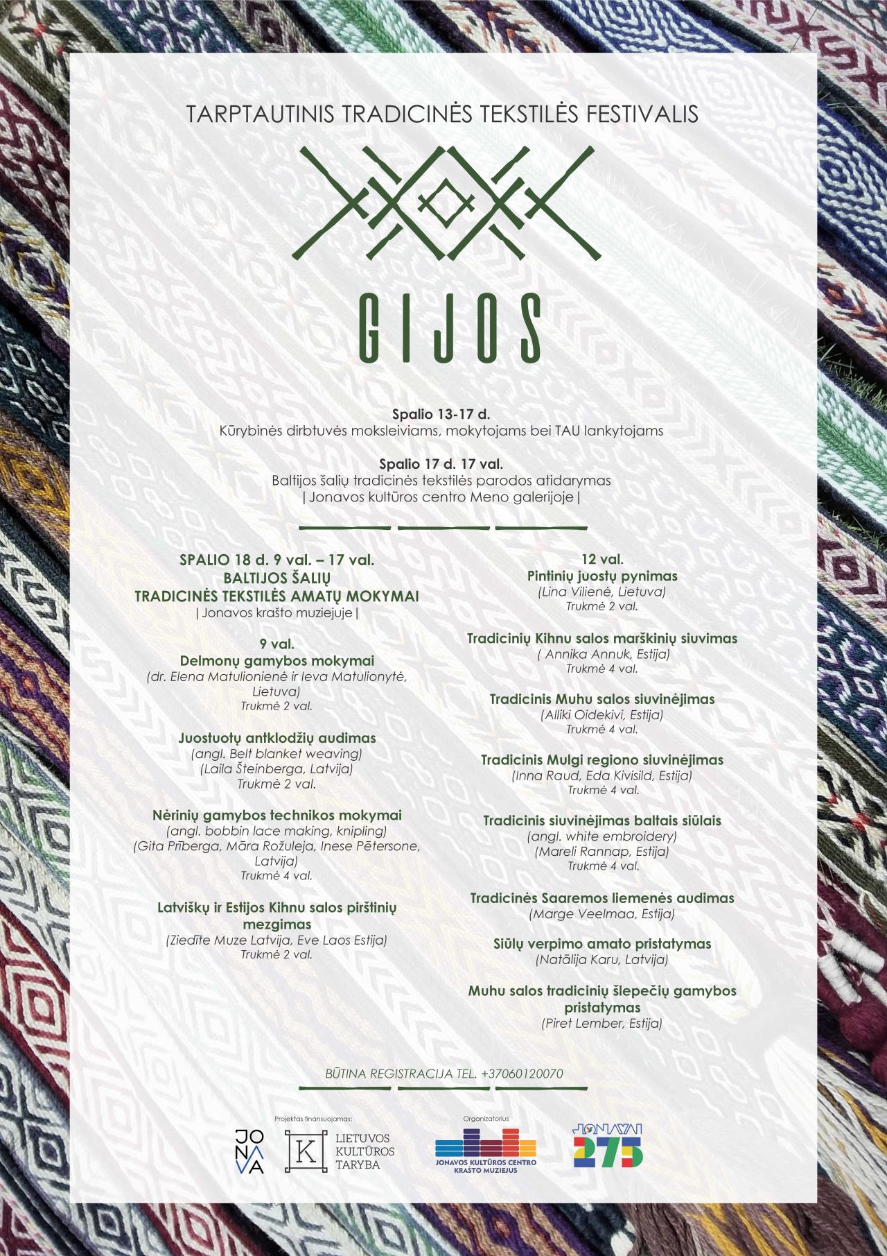 Tarptautinis tradicinės tekstilės festivalis „Gijos“