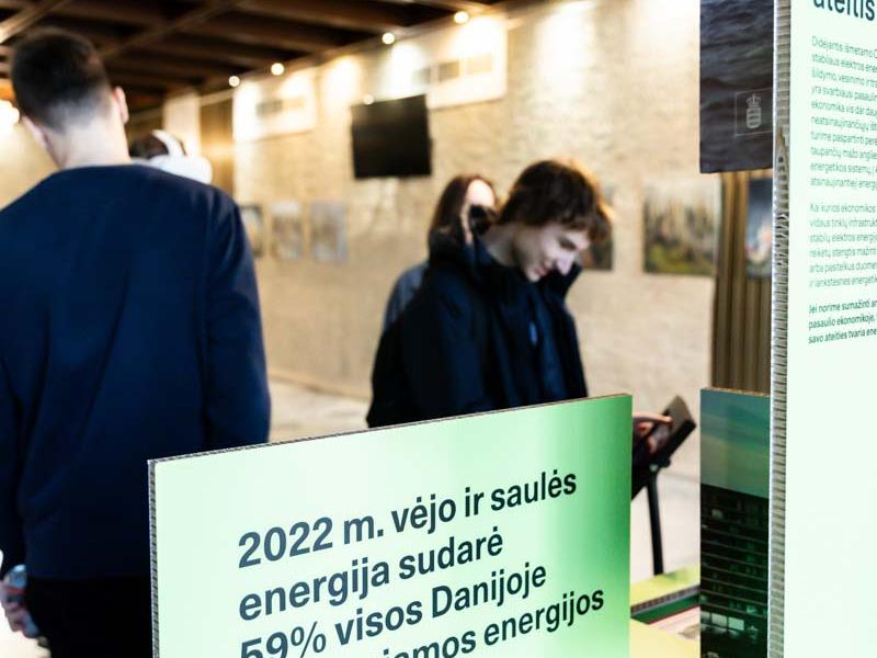 Interaktyvios parodos „Kartu žalesnės ateities link“ atidarymas 