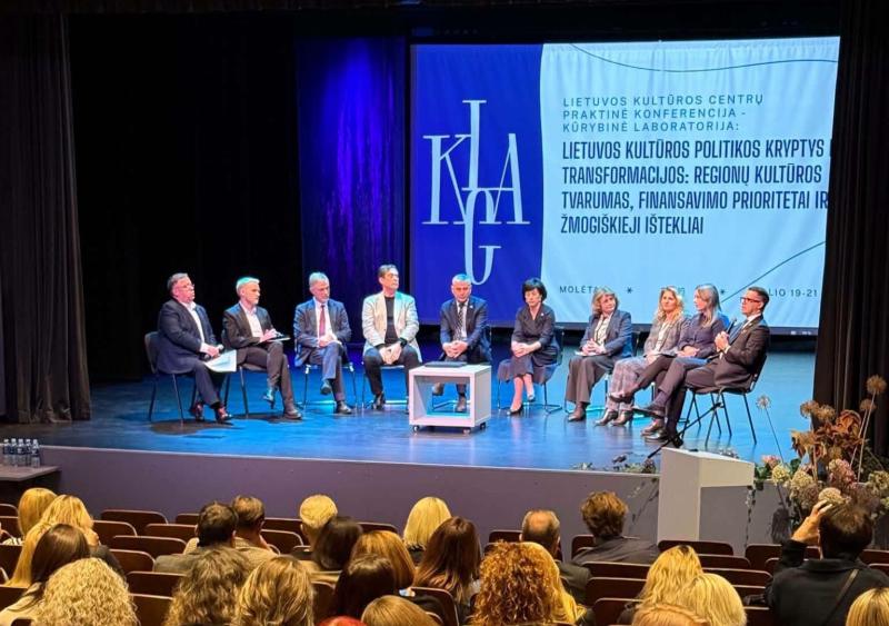 Konferencija apie kultūros centrų ateitį, valstybės įsipareigojimus ir regionų gyvybingumą