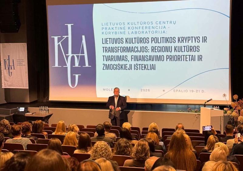 Konferencija apie kultūros centrų ateitį, valstybės įsipareigojimus ir regionų gyvybingumą