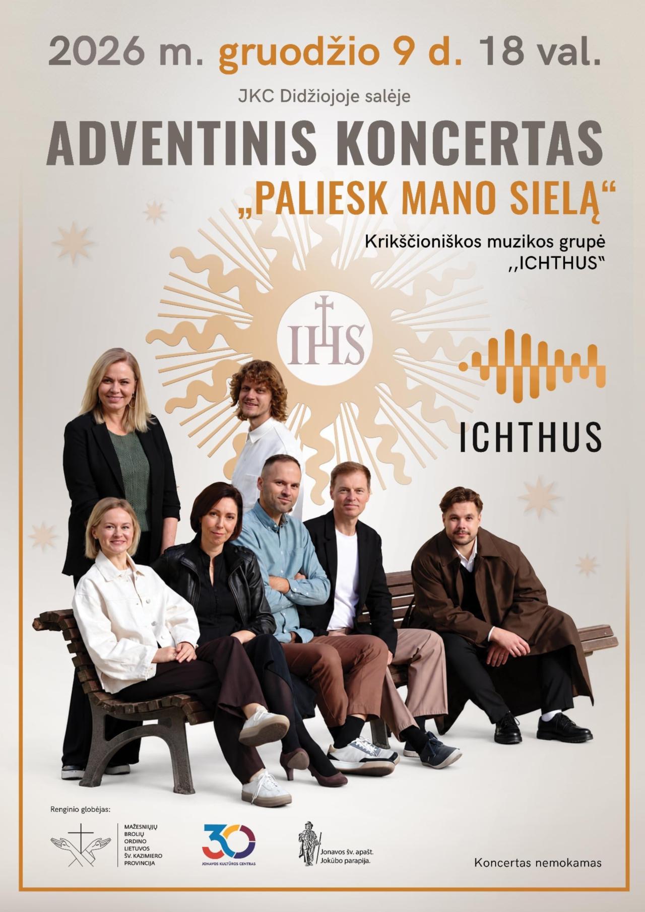 Adventinis koncertas „Paliesk mano sielą“