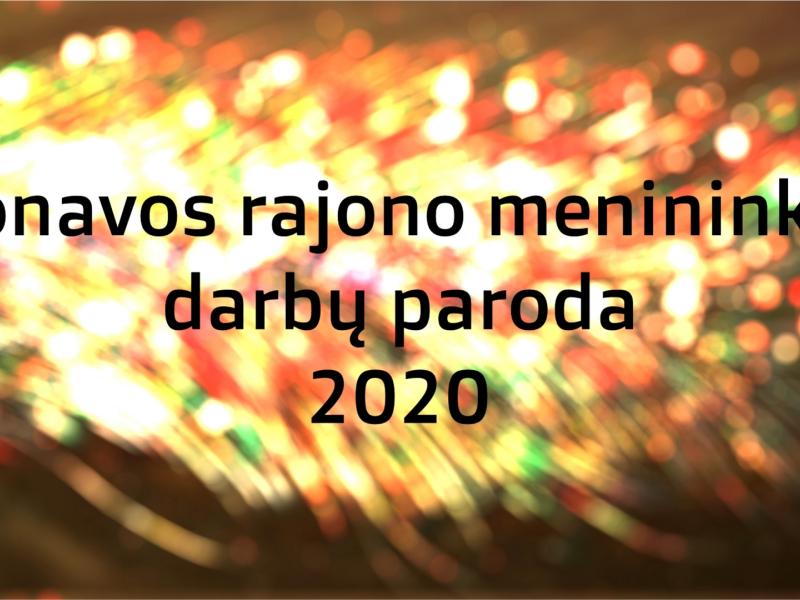 Jonavos rajono menininkų darbų paroda 2020