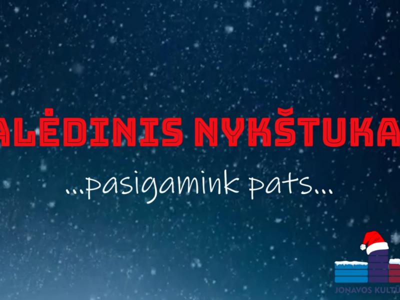 Kalėdinis nykštukas – pasigamink pats!