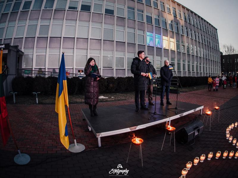 Ukrainos palaikymo akcija „Laisvė šviečia“ 2022