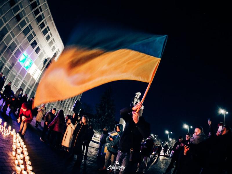 Ukrainos palaikymo akcija „Laisvė šviečia“ 2022
