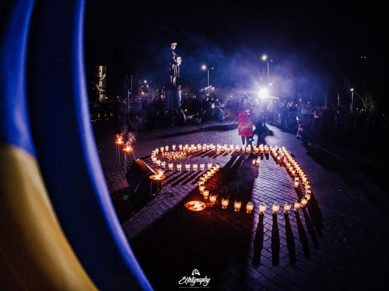 Ukrainos palaikymo akcija „Laisvė šviečia“ 2022