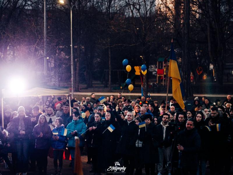 Ukrainos palaikymo akcija „Laisvė šviečia“ 2022