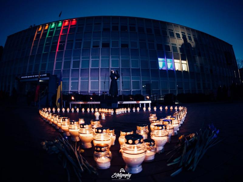 Ukrainos palaikymo akcija „Laisvė šviečia“ 2022