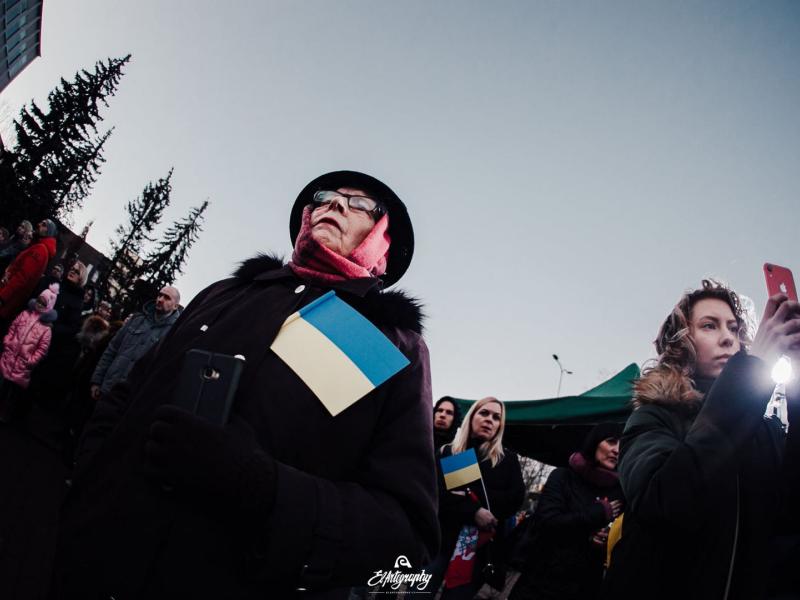 Ukrainos palaikymo akcija „Laisvė šviečia“ 2022