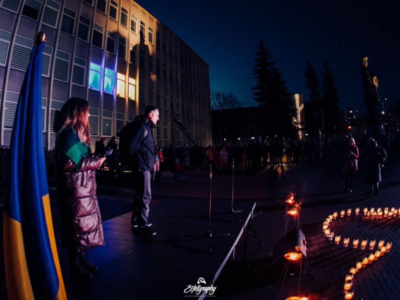 Ukrainos palaikymo akcija „Laisvė šviečia“ 2022