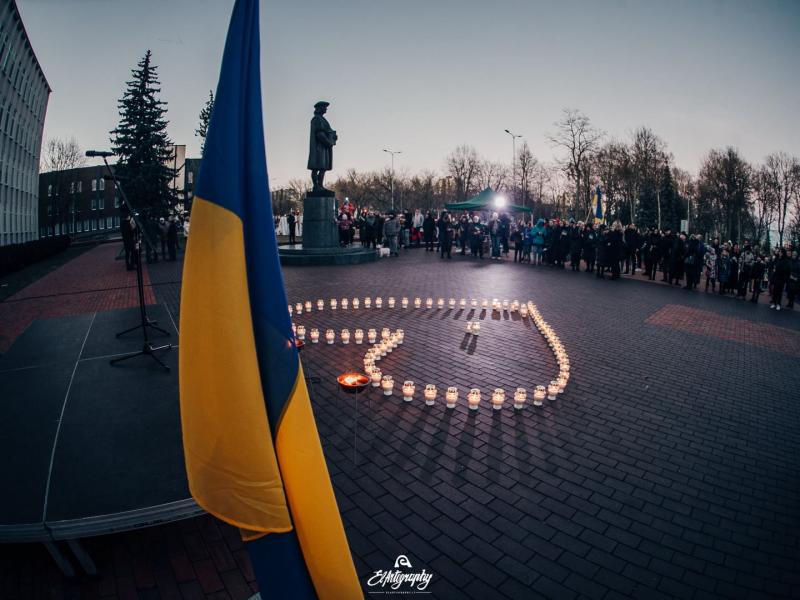 Ukrainos palaikymo akcija „Laisvė šviečia“ 2022