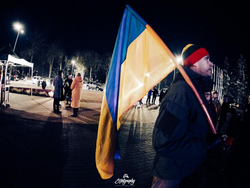 Ukrainos palaikymo akcija „Laisvė šviečia“ 2022