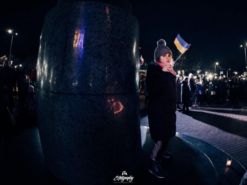 Ukrainos palaikymo akcija „Laisvė šviečia“ 2022