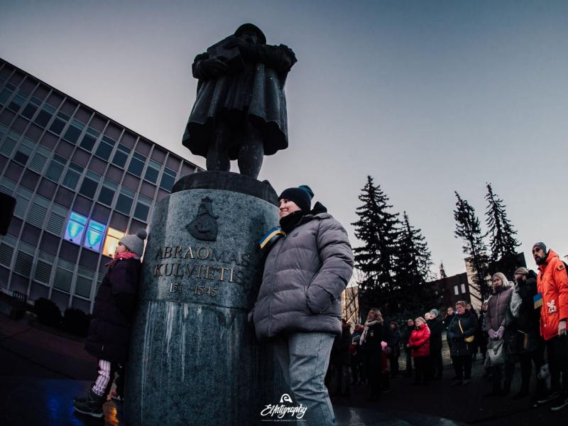 Ukrainos palaikymo akcija „Laisvė šviečia“ 2022