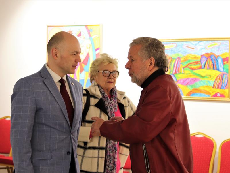 Jono Butkevičiaus tapybos darbų parodos „Siuzetų improvizacijos“ atidarymas 2022