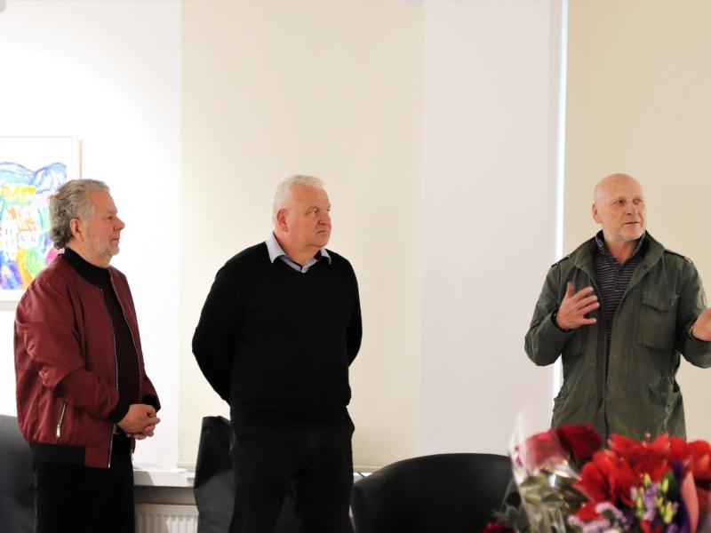 Jono Butkevičiaus tapybos darbų parodos „Siuzetų improvizacijos“ atidarymas 2022