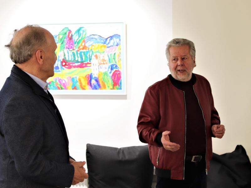 Jono Butkevičiaus tapybos darbų parodos „Siuzetų improvizacijos“ atidarymas 2022