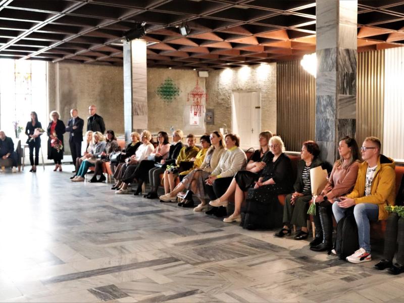 Birutės Gadišauskienės tapybos darbų parodos „P+K=G/Spalvos“ pristatymas 2022